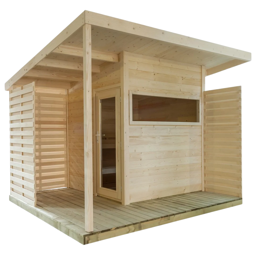 Almost Heaven Saunas Timberline Outdoor Sauna, Harvia Collection, manufacturer product image