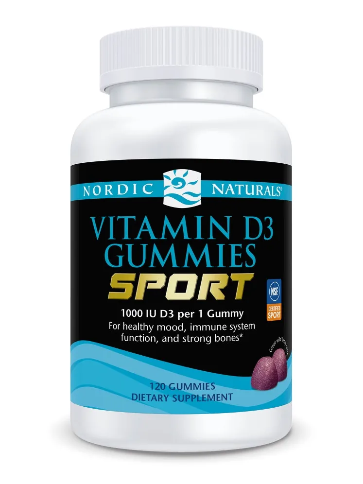 Nordic Naturals Vitamin D3 Gummies Sport, manufacturer product image