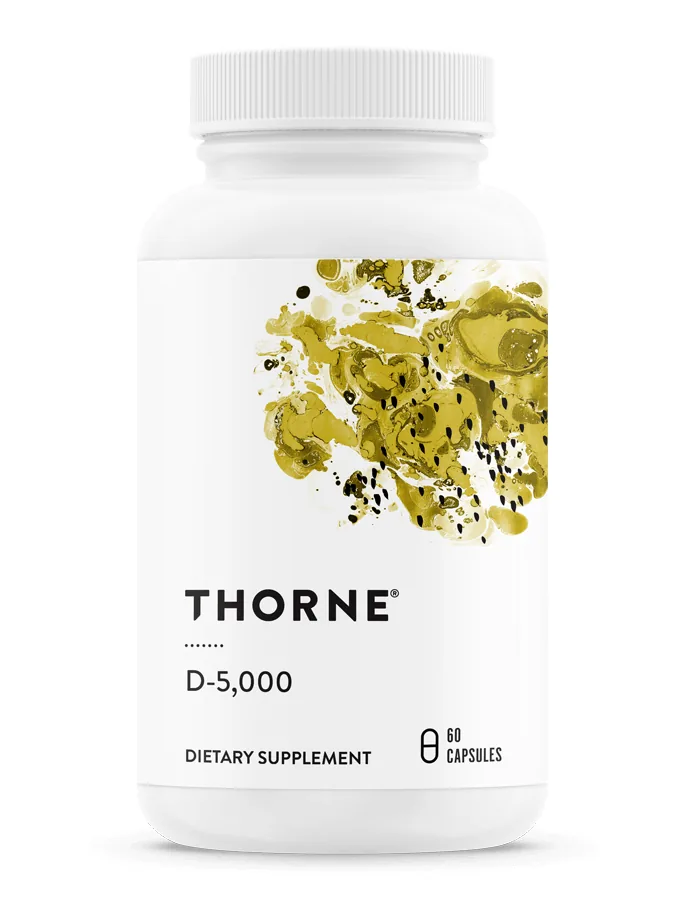 Thorne Vitamin D-5,000, manufacturer product image