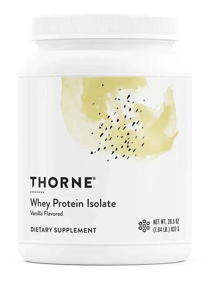 Thorne Whey Protein Isolate, manufacturer product image